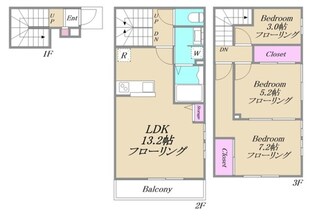 仮称ベルリード大井の物件間取画像